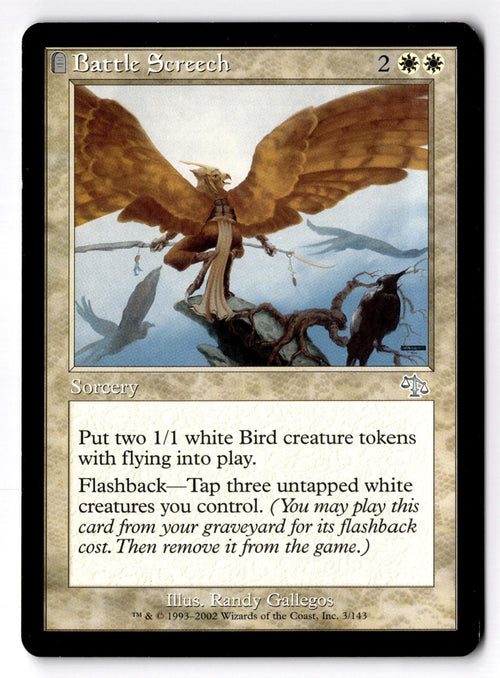 Battle Screech 3/143 Uncommon The List Reprints Magic: The Gathering MP