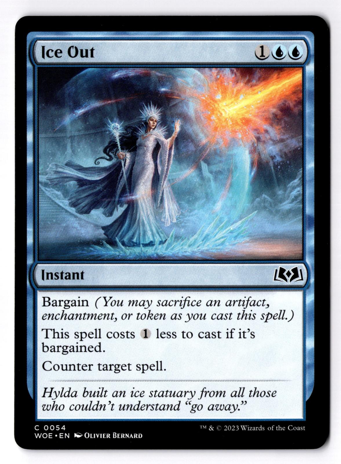 Ice Out 54 Common Wilds of Eldraine Magic: The Gathering Lightly Played