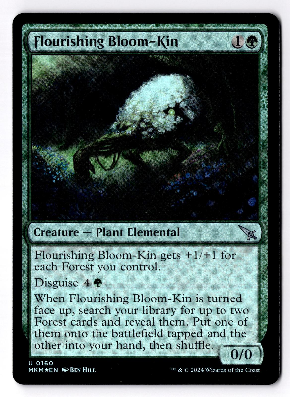 Flourishing Bloom-Kin 160 Murders at Karlov Manor Magic: The Gathering Foil LP