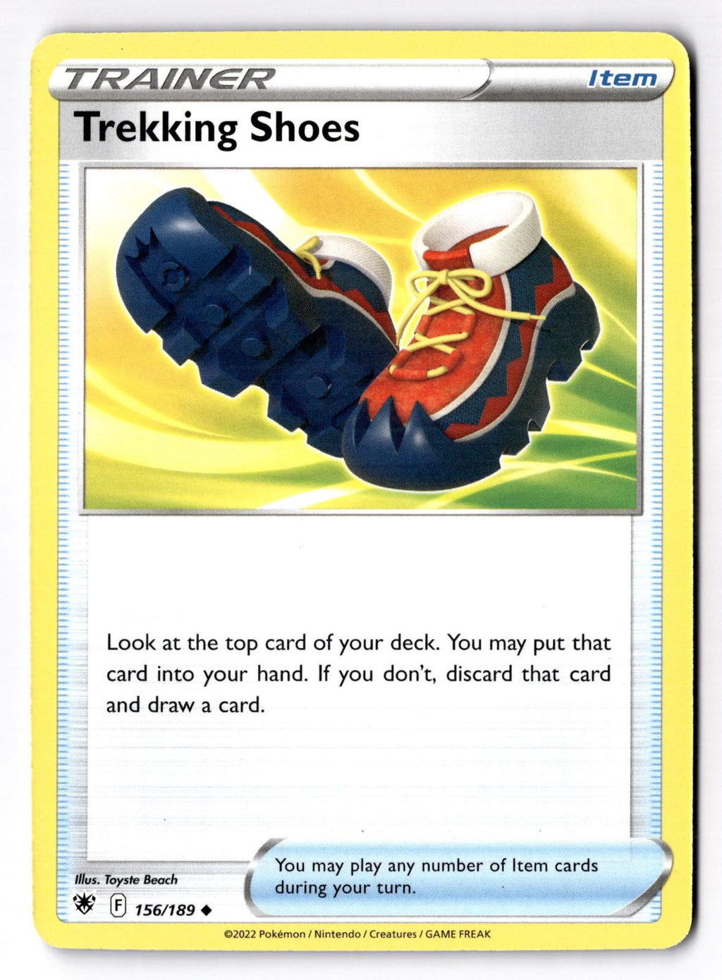 Trekking Shoes 156/189 Uncommon Astral Radiance Pokemon Near Mint