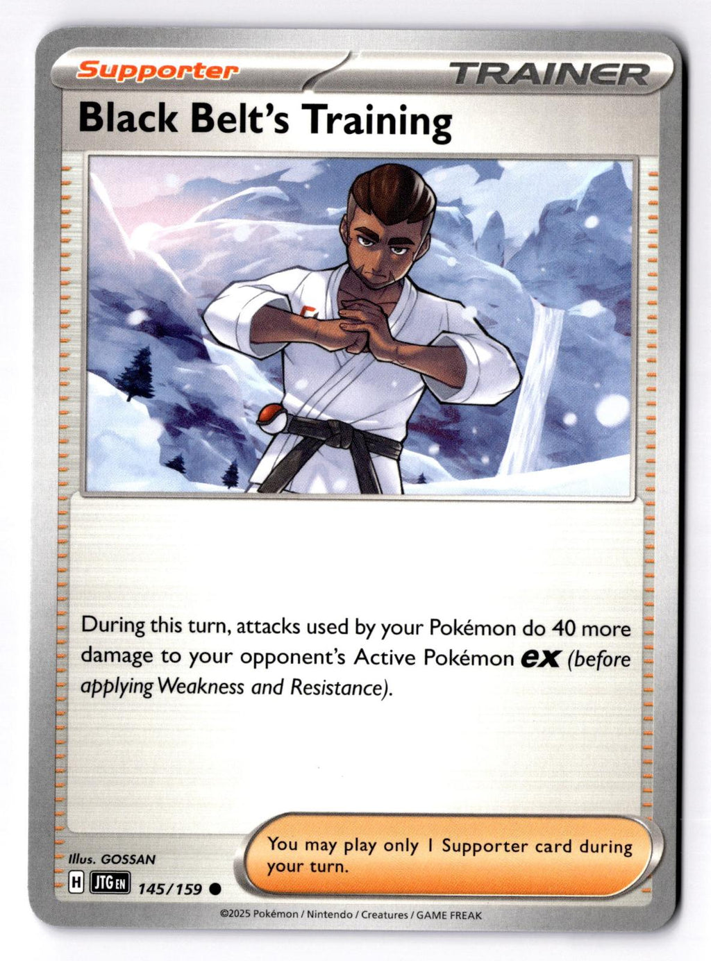 Black Belt's Training 145/159 Common Journey Together Pokemon Near Mint