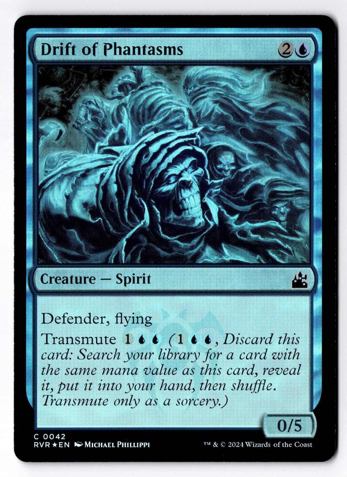 Drift of Phantasms 42 Common Ravnica Remastered Magic: The Gathering Foil MP