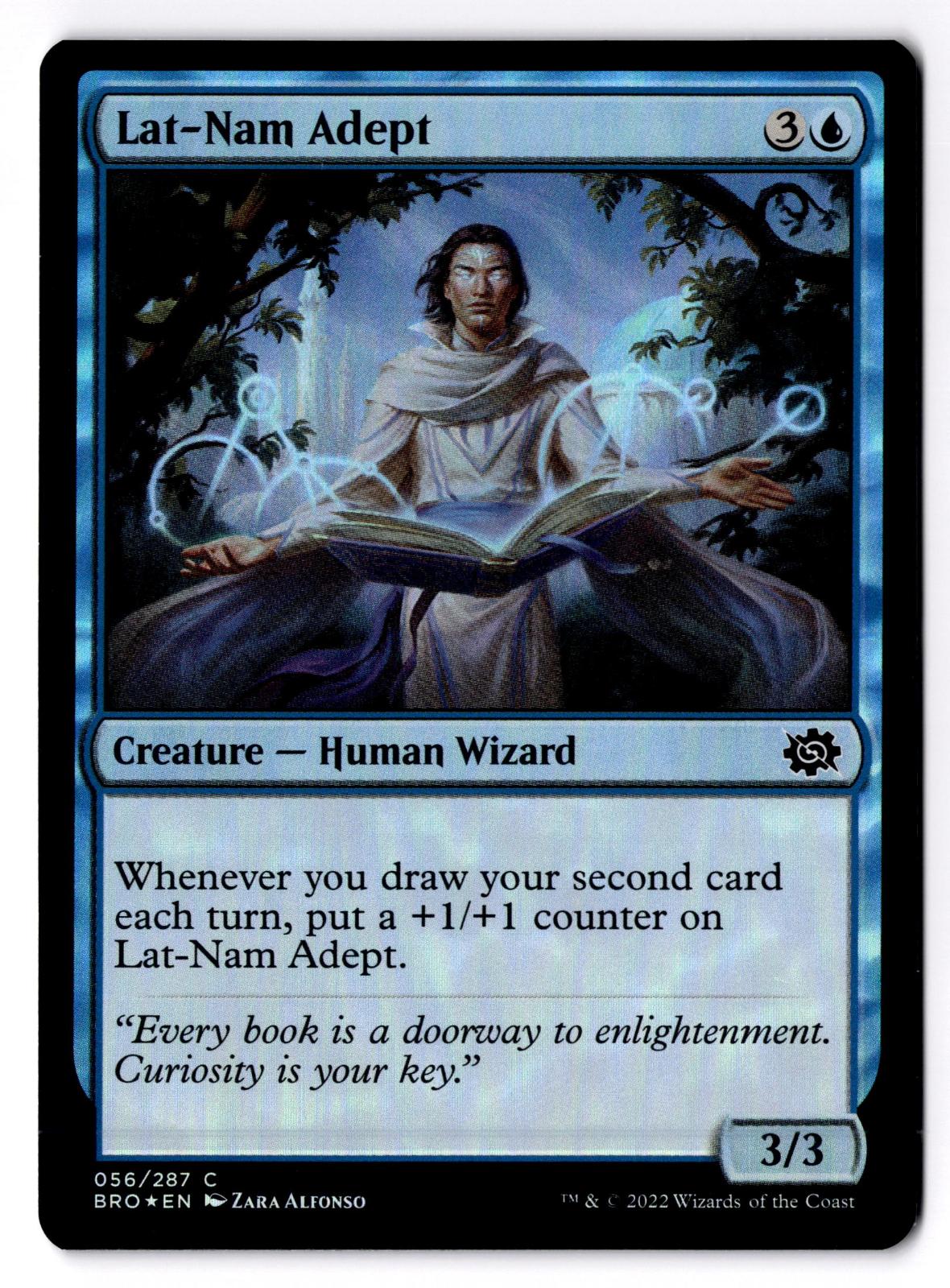 Lat-Nam Adept 56 Common The Brothers' War Magic: The Gathering Foil LP