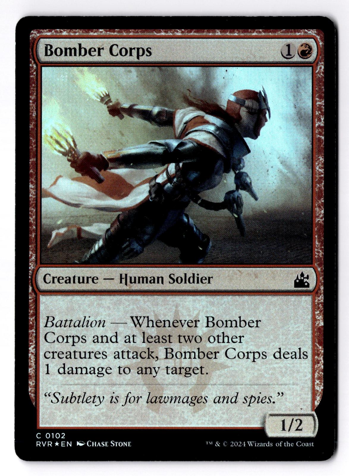 Bomber Corps 102 Common Ravnica Remastered Magic: The Gathering Foil LP