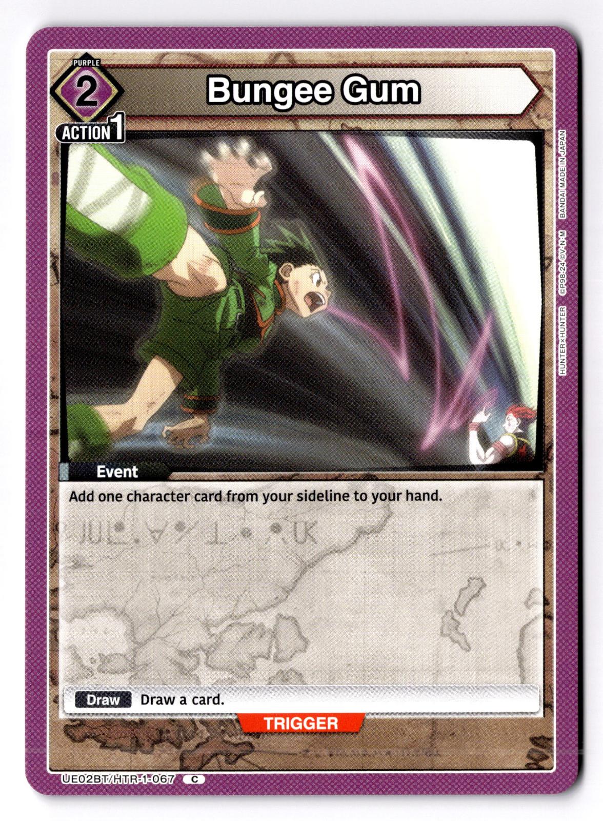 Bungee Gum UE02BT/HTR-1-067 C UE02BT: HUNTER X HUNTER Union Arena Near Mint