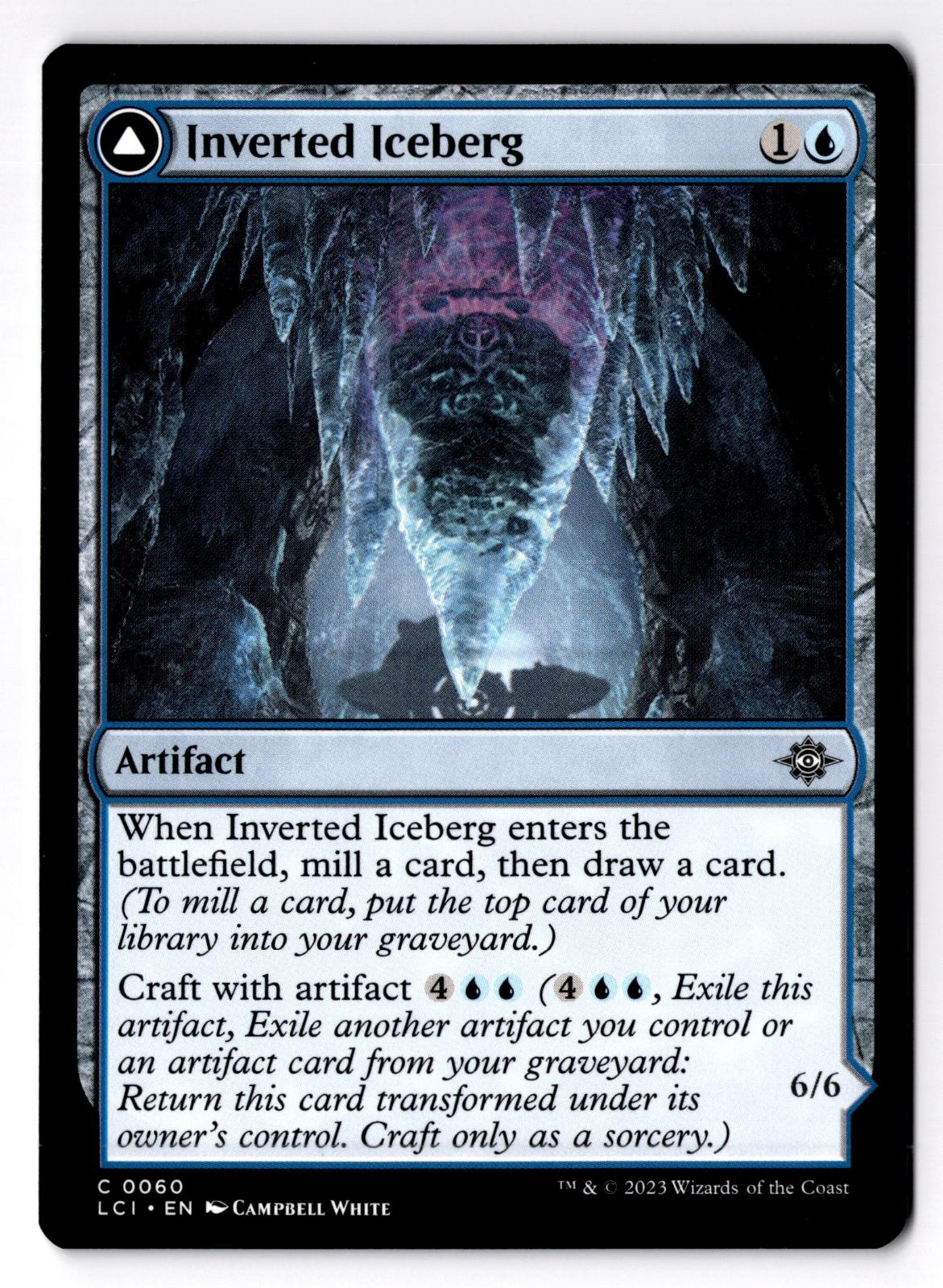 Inverted Iceberg 60 Common The Lost Caverns of Ixalan Magic: The Gathering LP