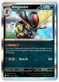 Kingambit 134/198 Rare Scarlet & Violet Pokemon Holo Near Mint
