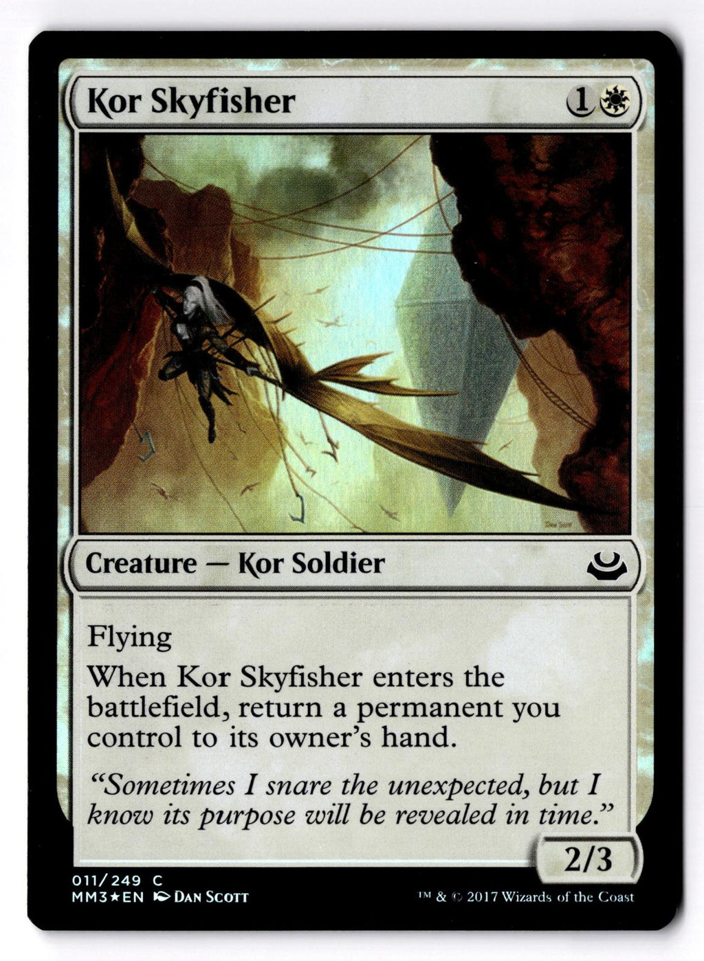 Kor Skyfisher 11 Common Modern Masters 2017 Magic: The Gathering Foil LP