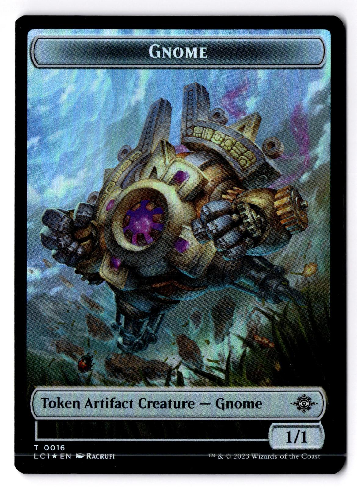 Gnome // Fungus Double-Sided Token 16 // 7 Magic: The Gathering Foil LP