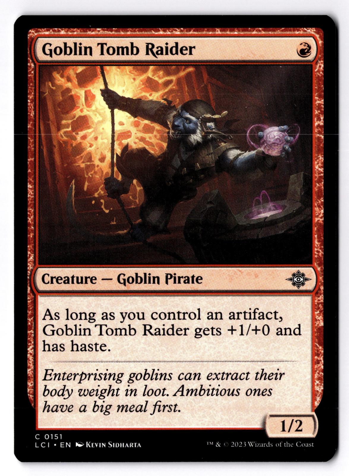 Goblin Tomb Raider 151 Common The Lost Caverns of Ixalan Magic: The Gathering LP