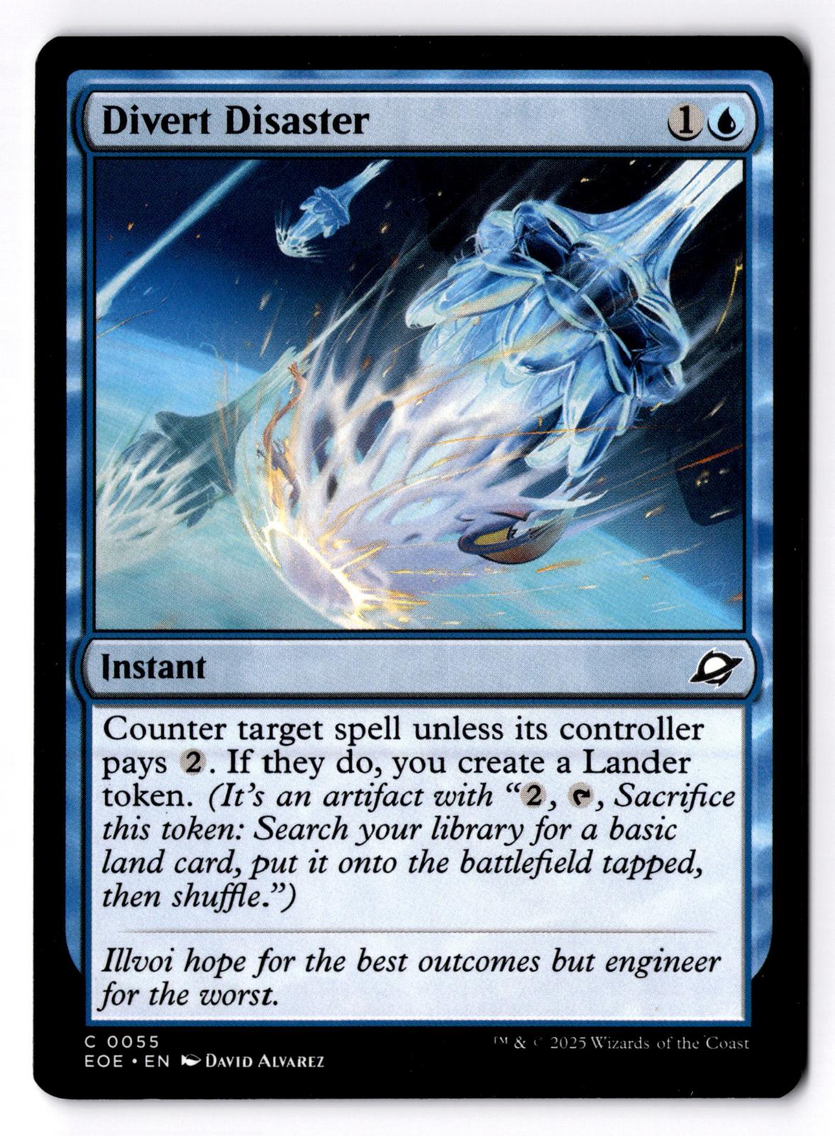 Divert Disaster 55 Common Edge of Eternities Magic: The Gathering Lightly Played