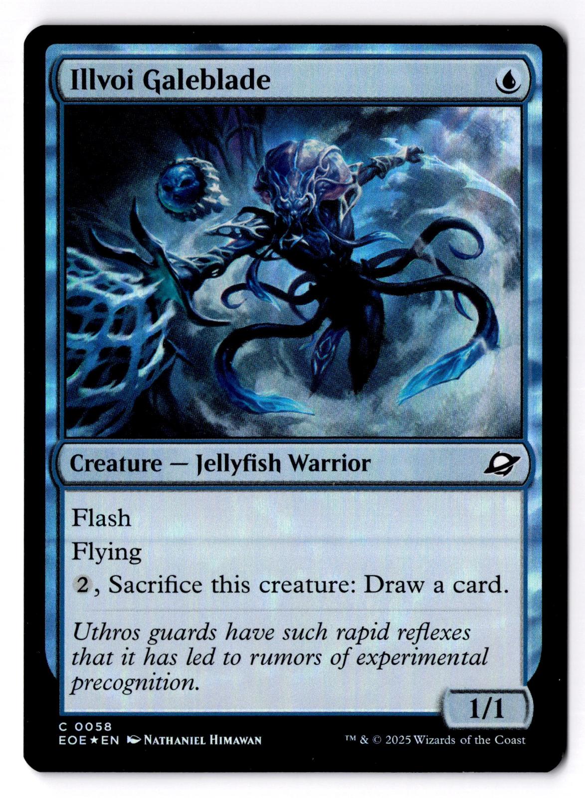 Illvoi Galeblade 58 Common Edge of Eternities Magic: The Gathering Foil LP