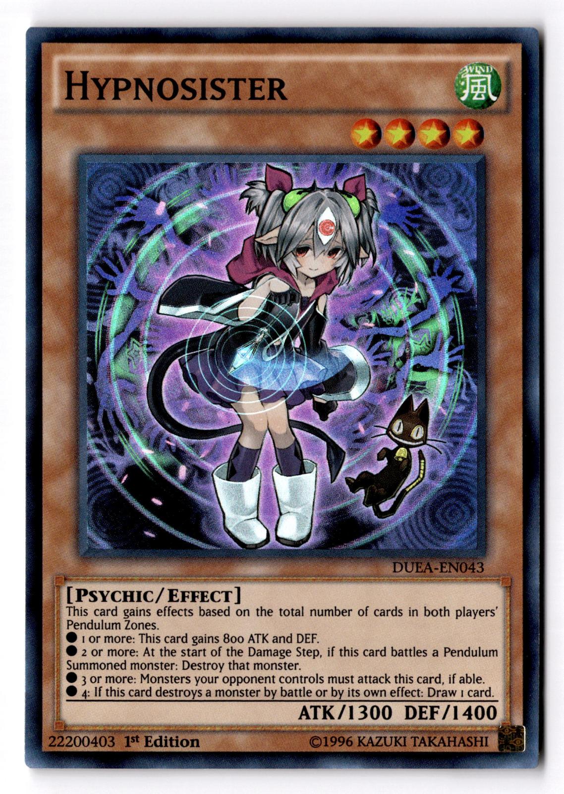 Hypnosister DUEA-EN043 Super Rare Duelist Alliance Yu-Gi-Oh Unlimited Near Mint