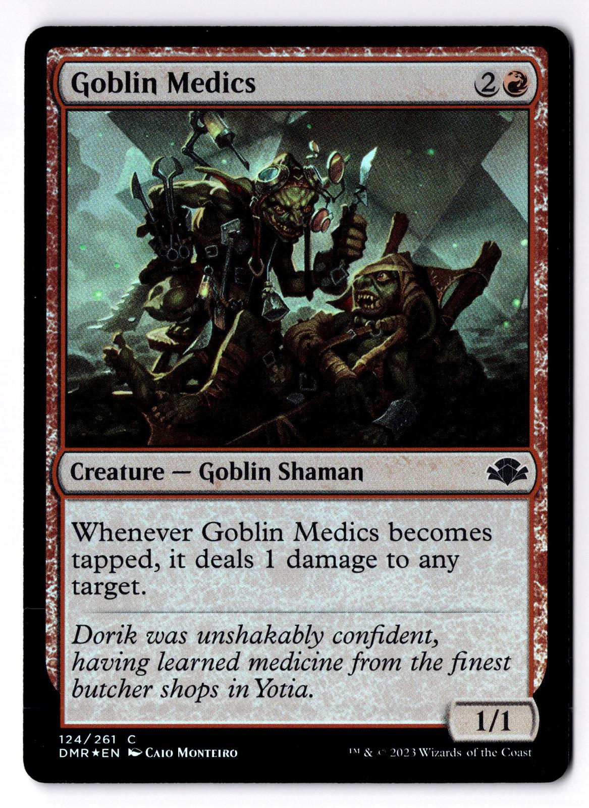 Goblin Medics 124 Common Dominaria Remastered Magic: The Gathering Foil LP