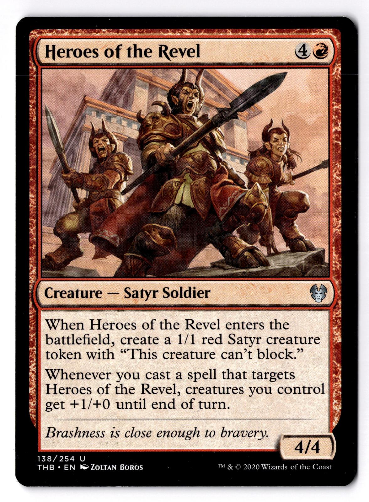 Heroes of the Revel 138 Uncommon Theros Beyond Death Magic: The Gathering LP