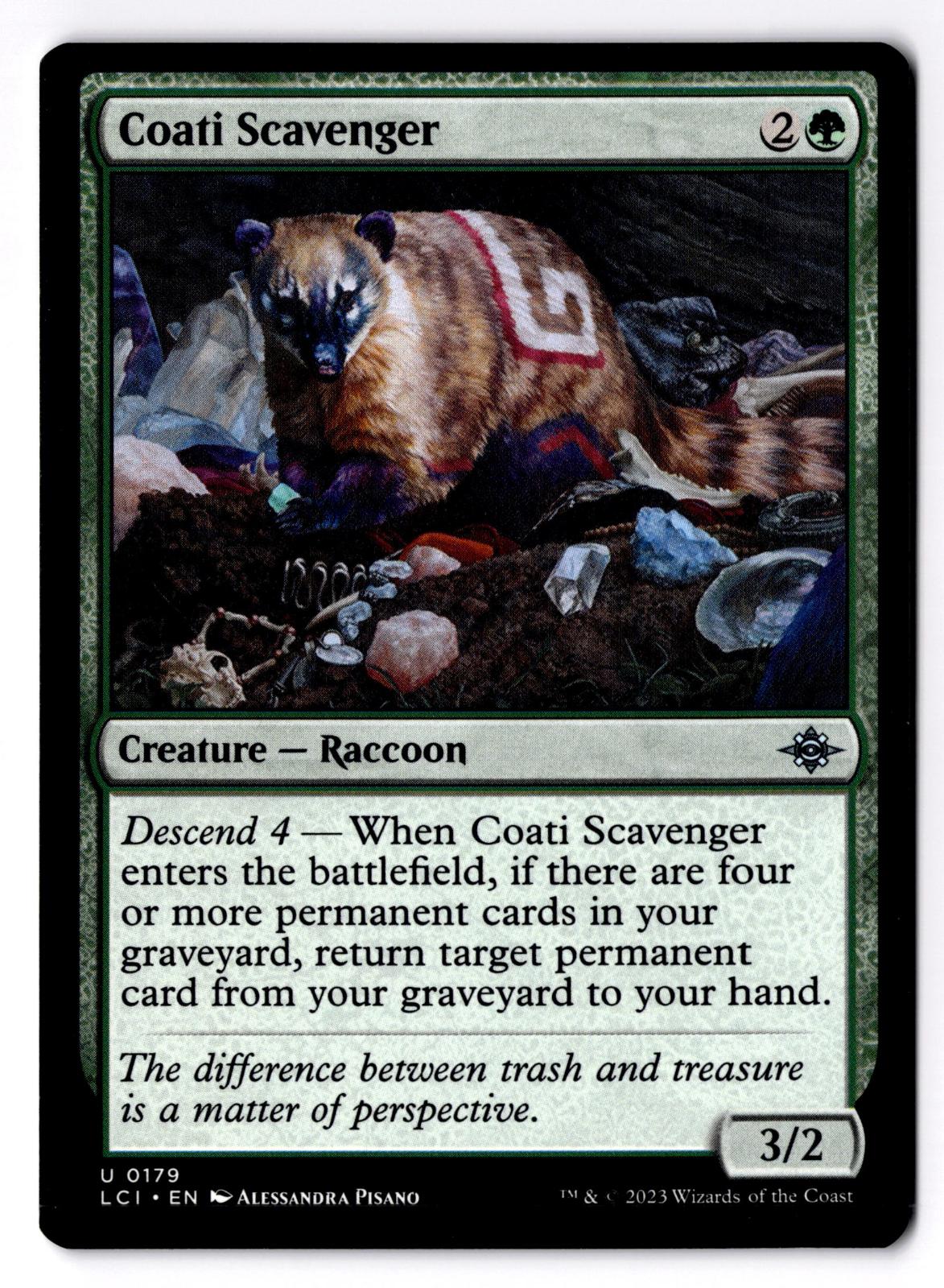 Coati Scavenger 179 Uncommon The Lost Caverns of Ixalan Magic: The Gathering LP