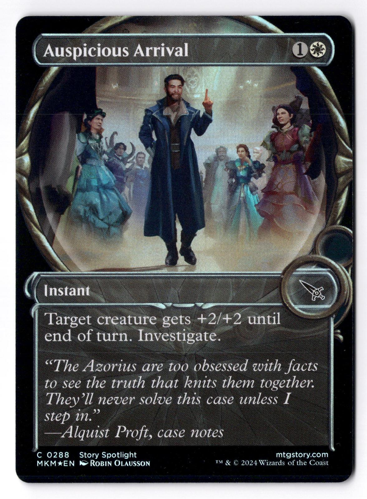 Auspicious Arrival (Showcase) 288 Magic: The Gathering Foil LP