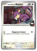 Team Rocket's Rattata 147/182 Common Destined Rivals Pokemon Near Mint