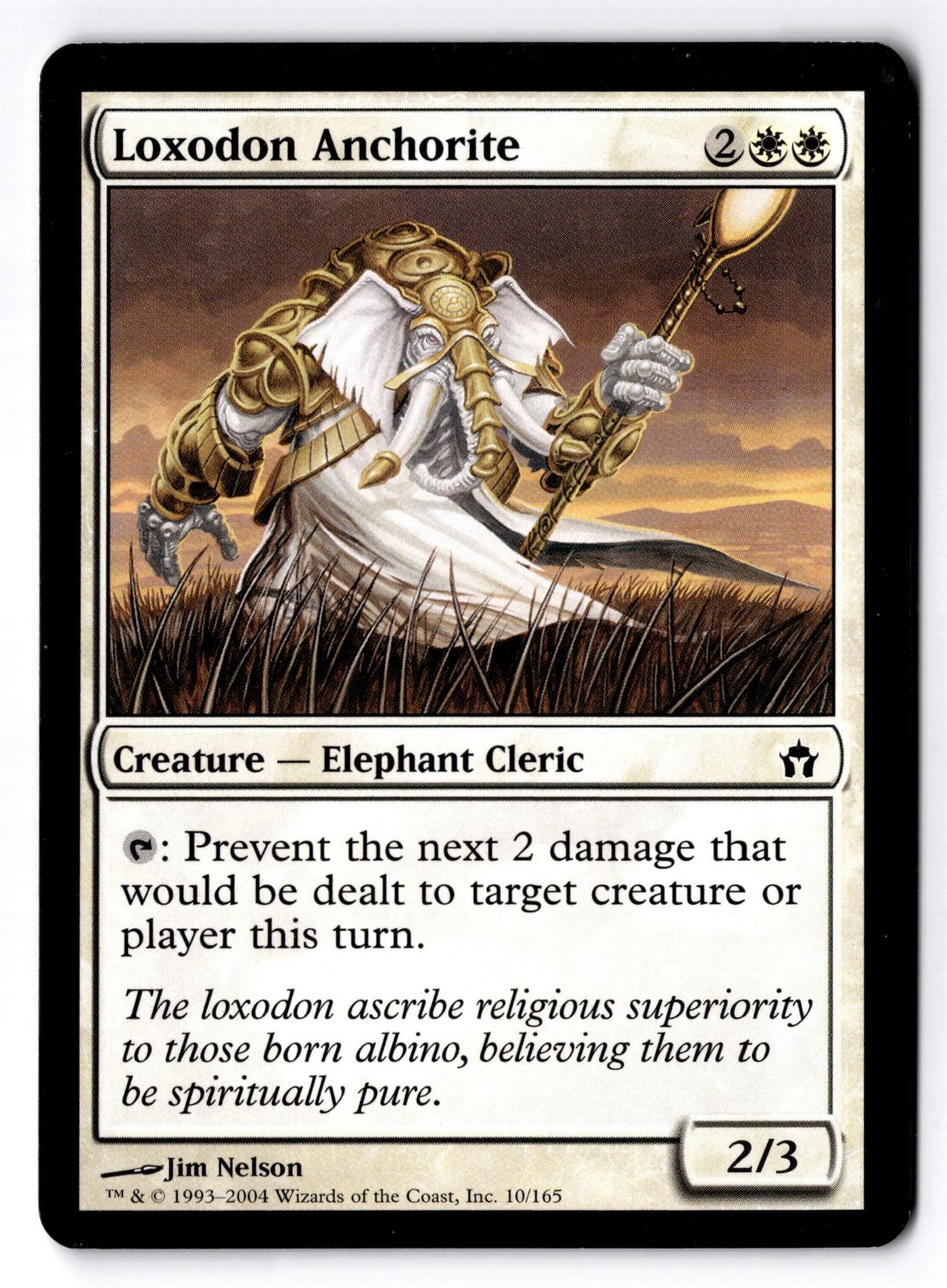 Loxodon Anchorite 10 Common Fifth Dawn Magic: The Gathering Moderately Played