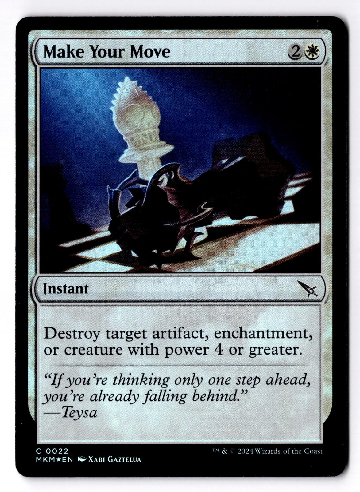 Make Your Move 22 Common Murders at Karlov Manor Magic: The Gathering Foil LP