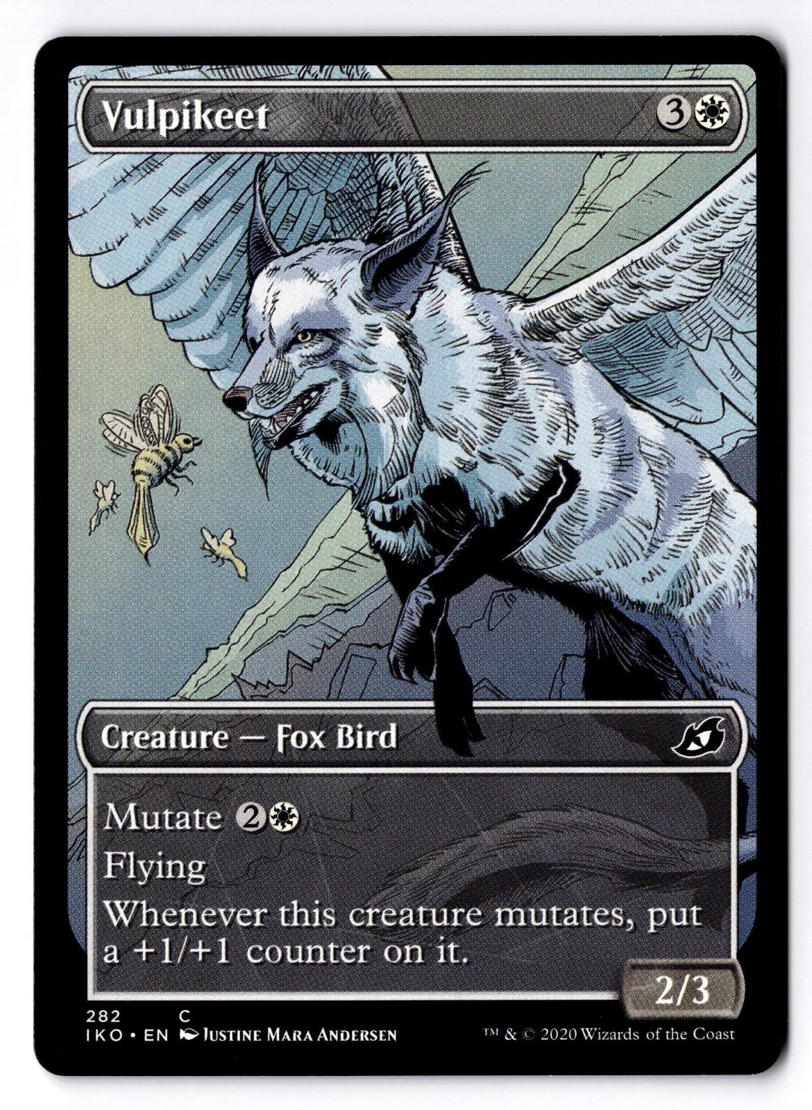 Vulpikeet (Showcase) 282 Ikoria: Lair of Behemoths Magic: The Gathering LP