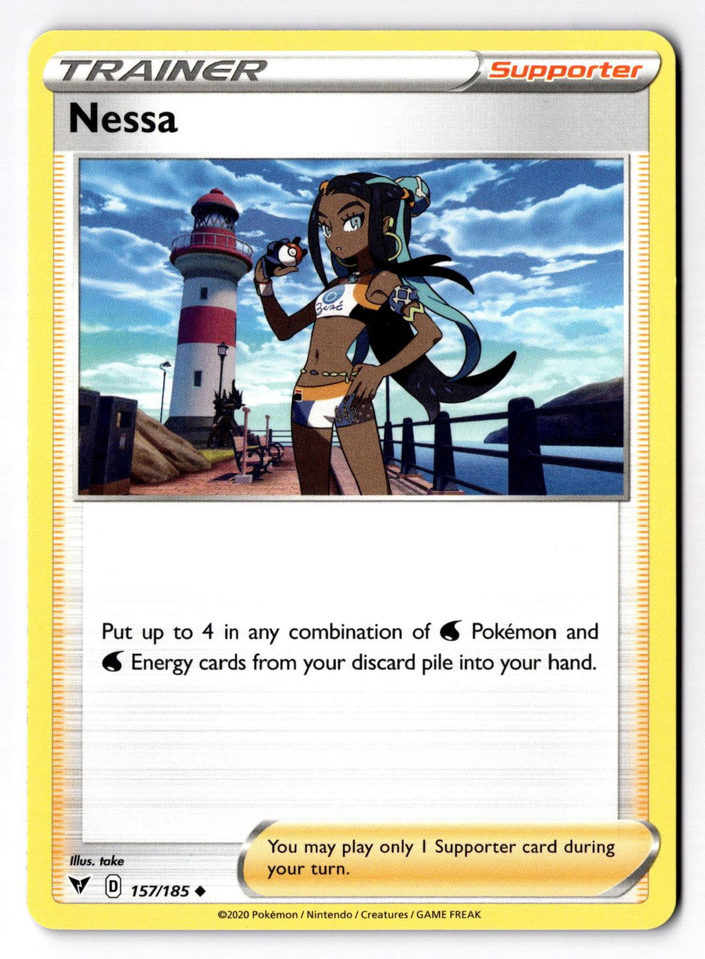Nessa 157/185 Uncommon Vivid Voltage Pokemon Lightly Played