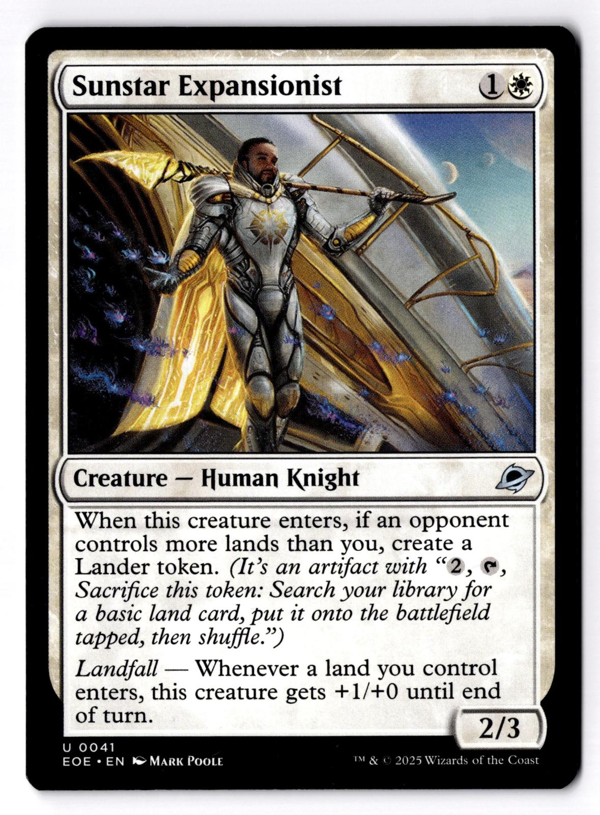 Sunstar Expansionist 41 Uncommon Edge of Eternities Magic: The Gathering LP