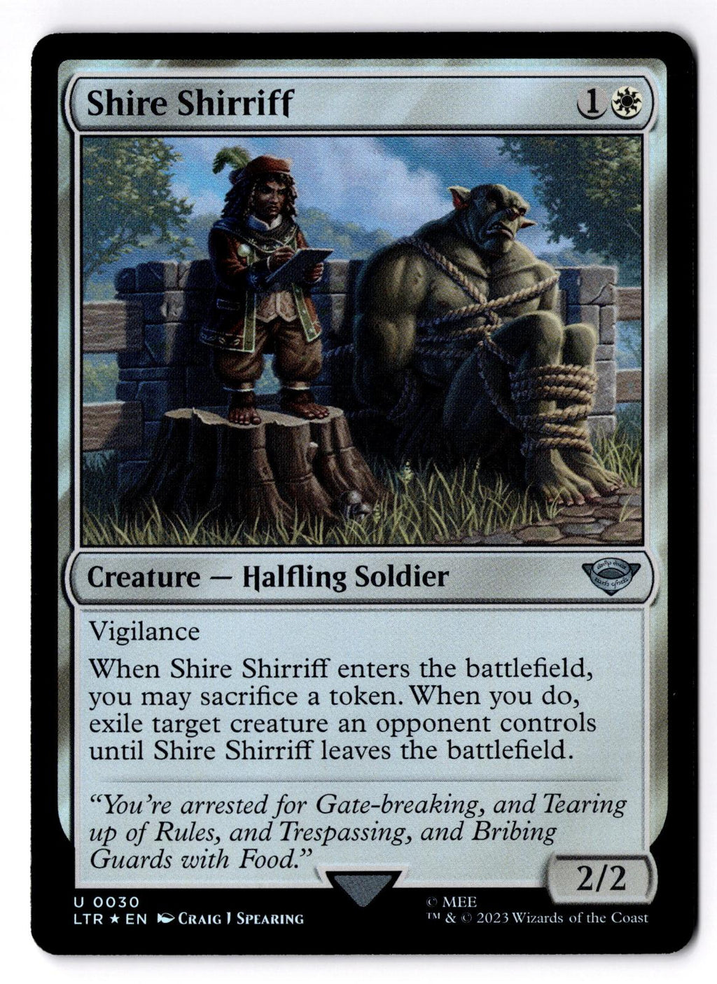 Shire Shirriff 30 Magic: The Gathering Foil LP