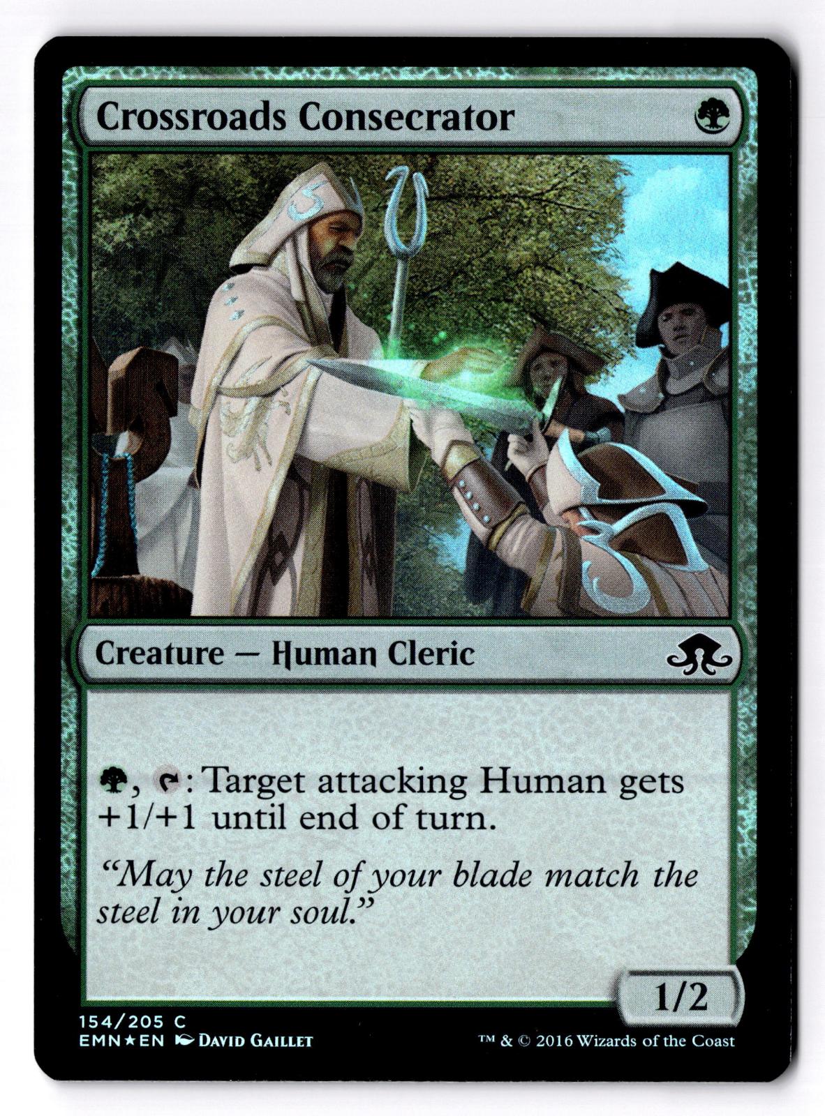 Crossroads Consecrator 154 Common Eldritch Moon Magic: The Gathering Foil LP