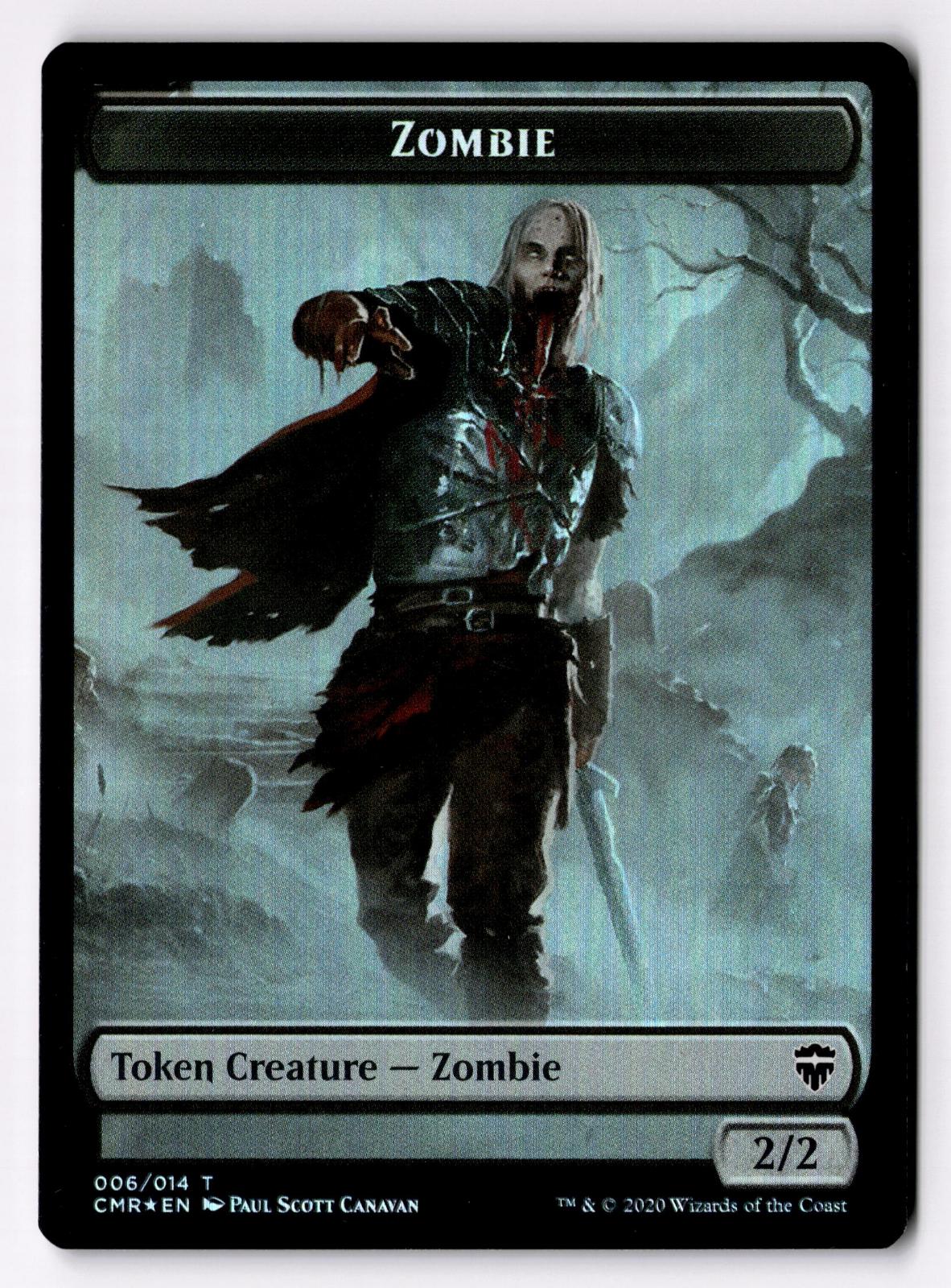 Soldier // Zombie Double-Sided Token 2 // 6 Magic: The Gathering Foil MP