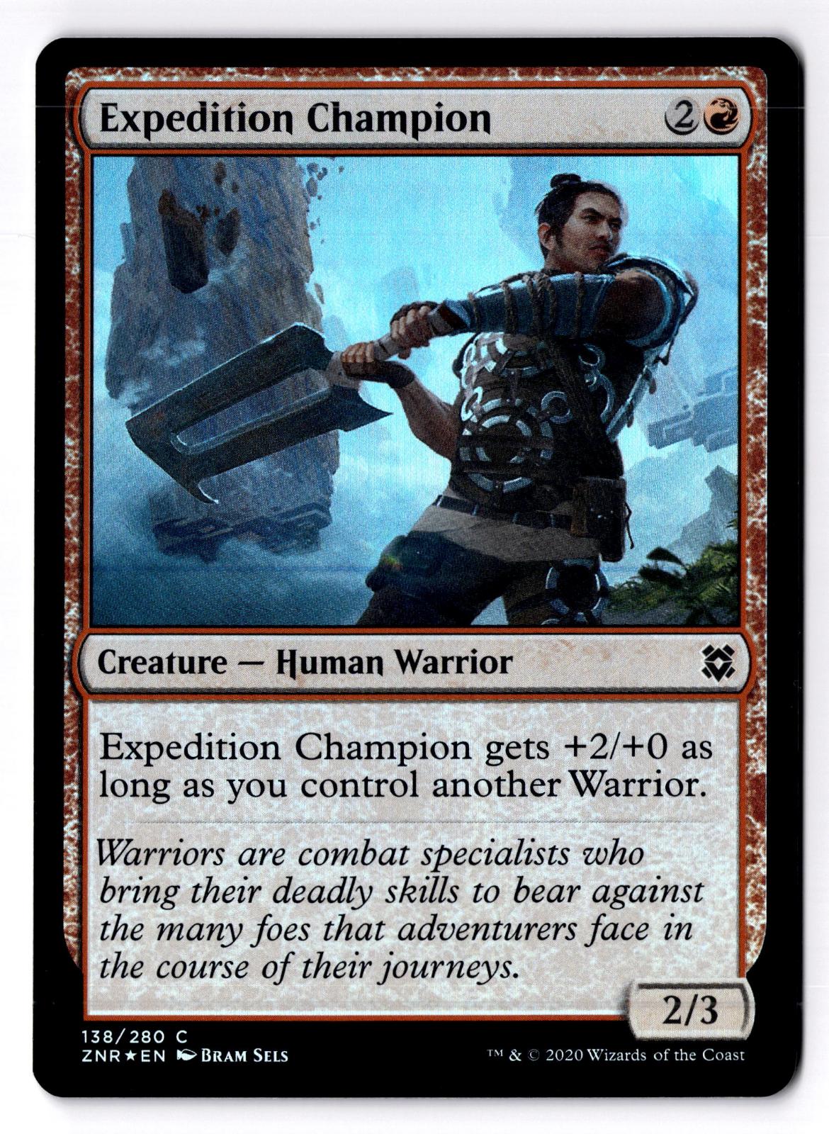 Expedition Champion 138 Common Zendikar Rising Magic: The Gathering Foil LP