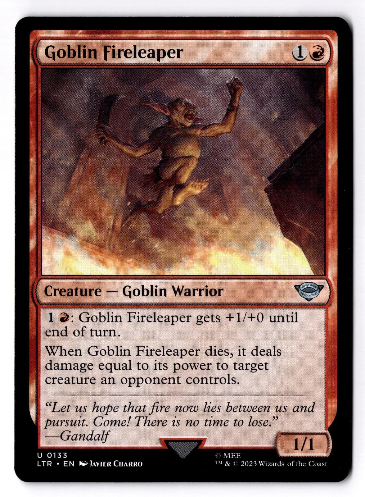 Goblin Fireleaper 133 Magic: The Gathering LP