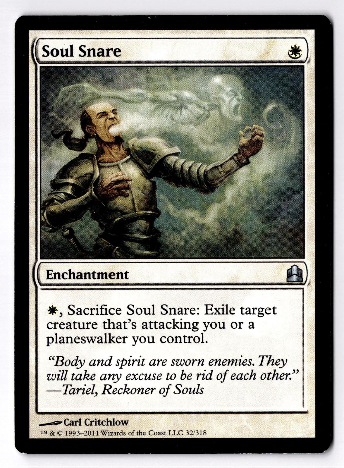 Soul Snare 32 Uncommon Commander Magic: The Gathering Moderately Played