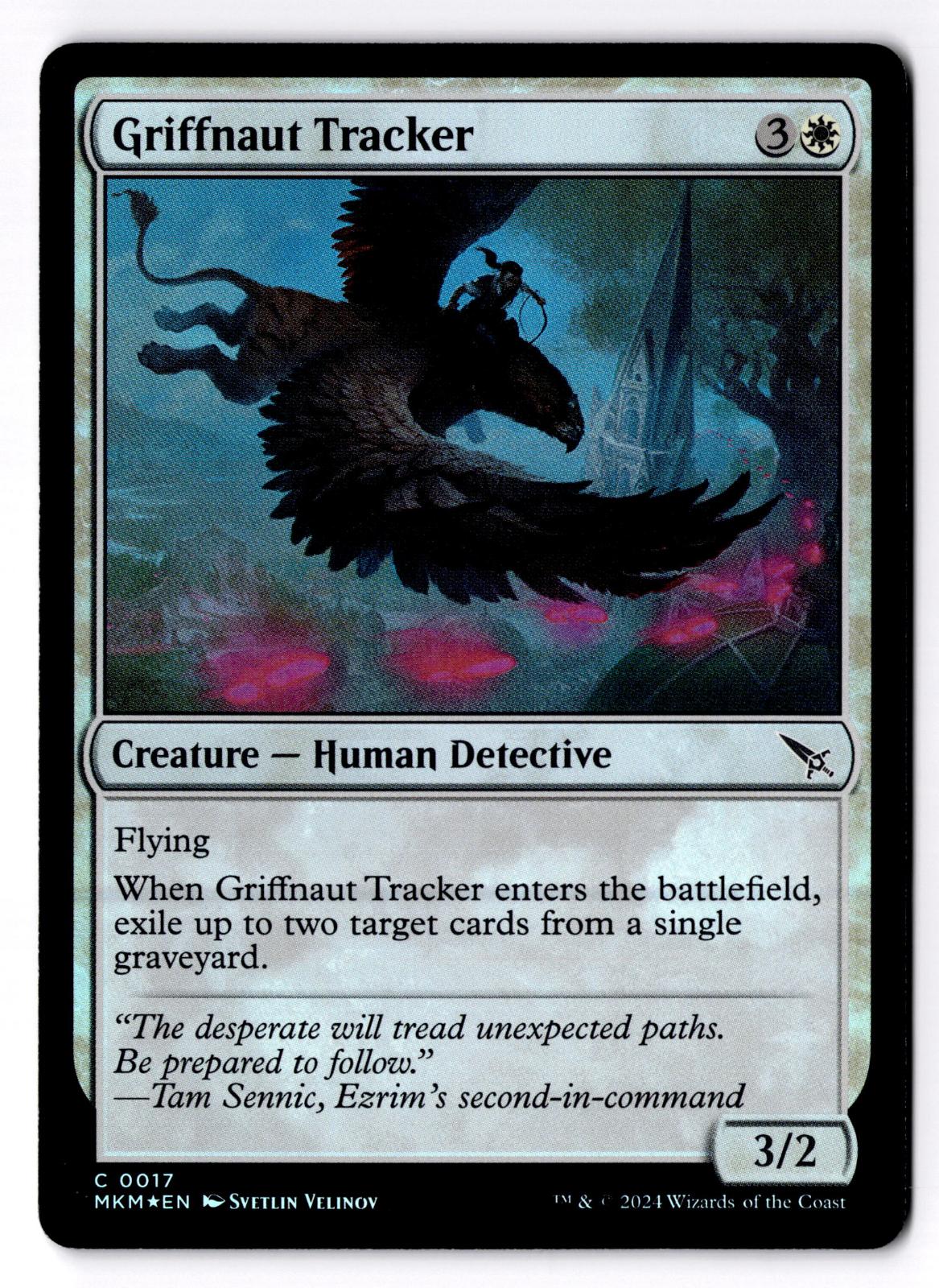 Griffnaut Tracker 17 Common Murders at Karlov Manor Magic: The Gathering Foil LP