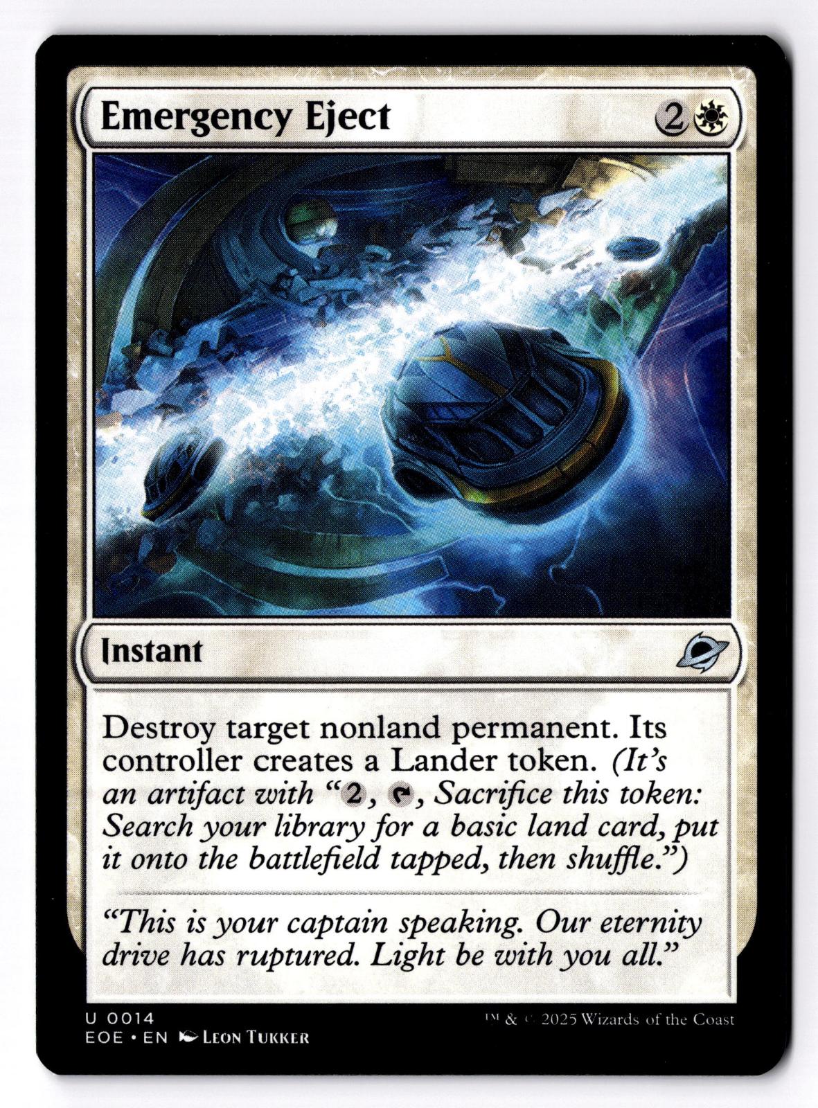 Emergency Eject 14 Uncommon Edge of Eternities Magic: The Gathering LP