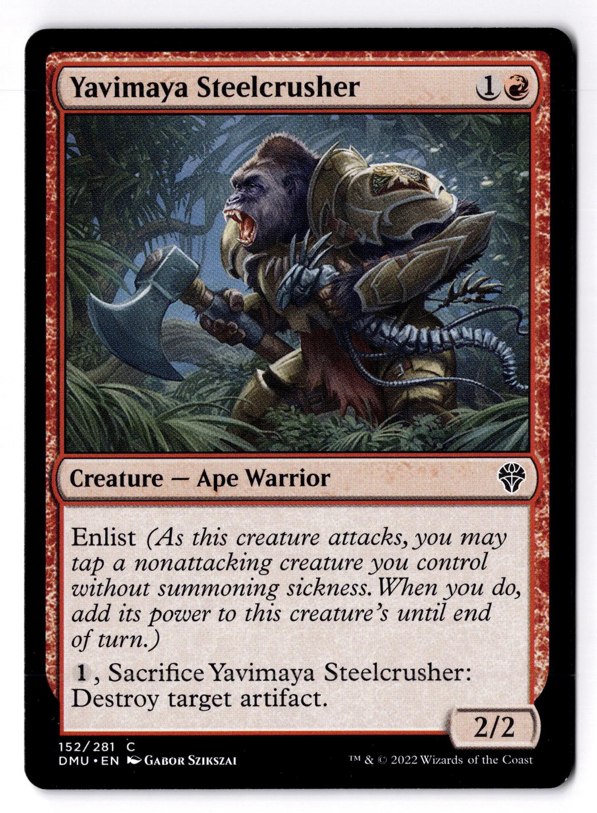 Yavimaya Steelcrusher 152 Common Dominaria United Magic: The Gathering LP