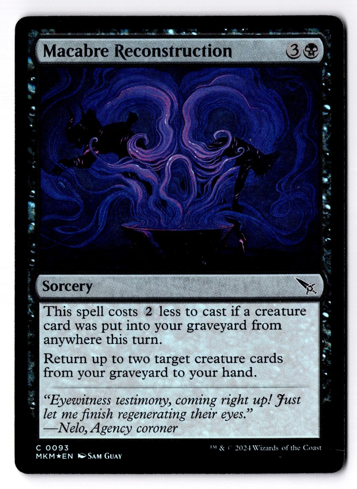 Macabre Reconstruction 93 Murders at Karlov Manor Magic: The Gathering Foil LP