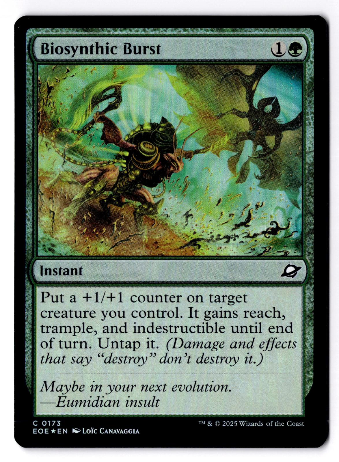 Biosynthic Burst 173 Common Edge of Eternities Magic: The Gathering Foil LP