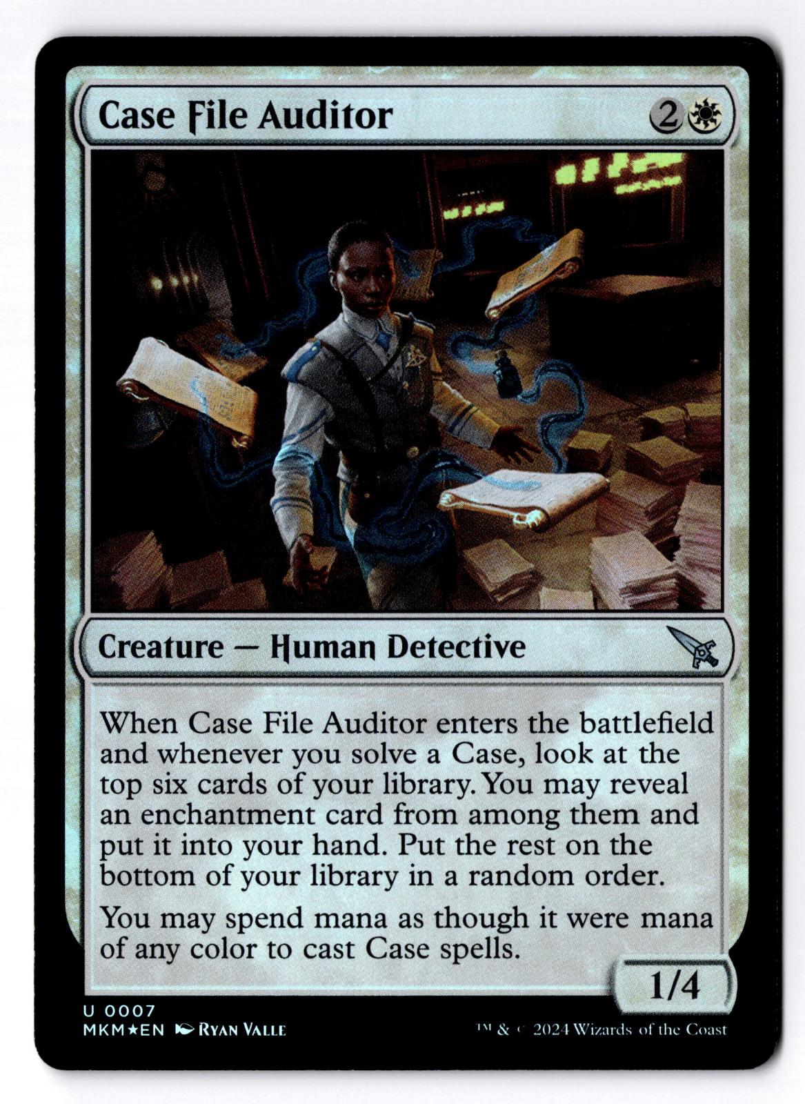 Case File Auditor (a) 7 Murders at Karlov Manor Magic: The Gathering Foil LP
