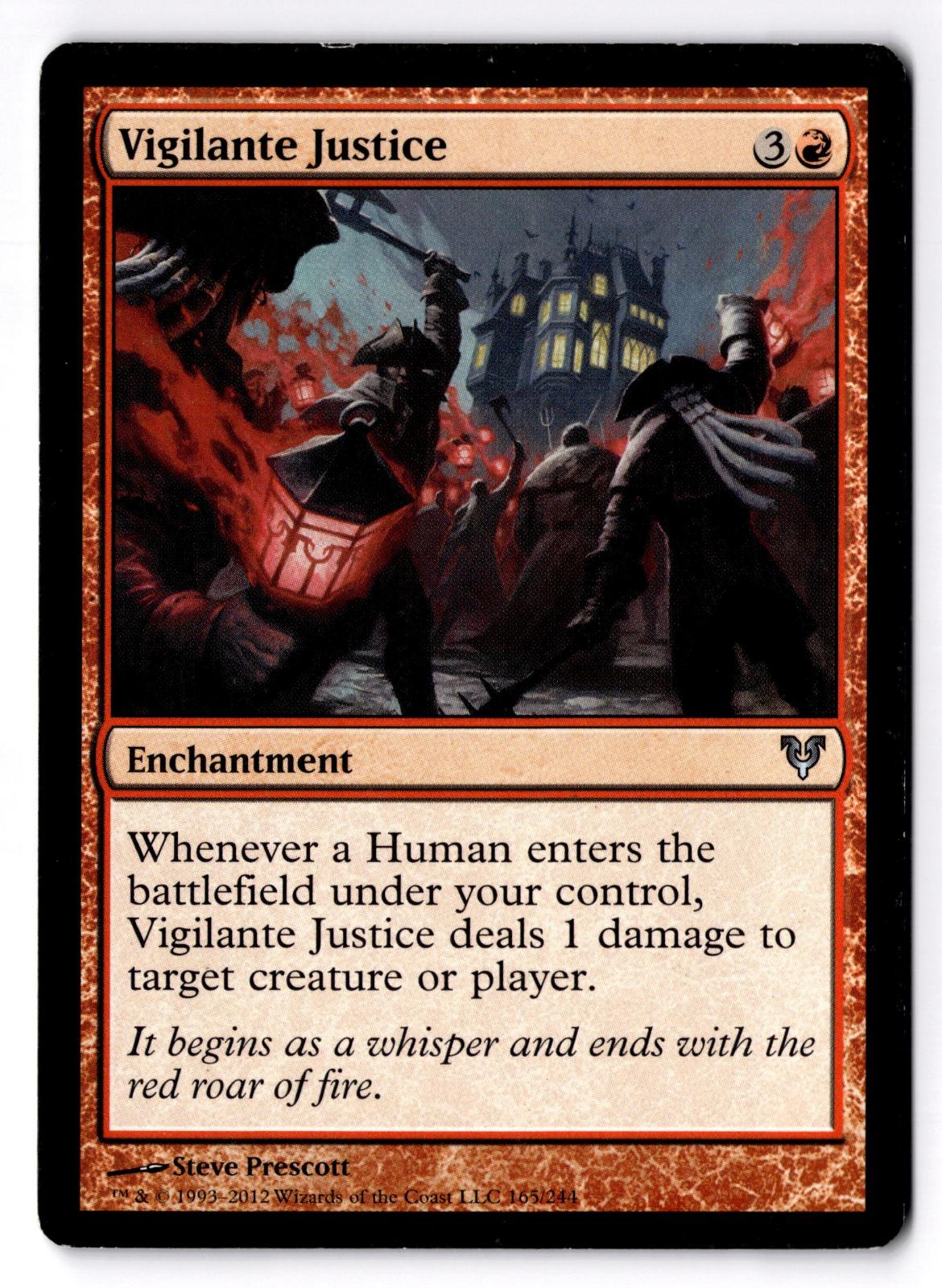Vigilante Justice 165 Uncommon Avacyn Restored Magic: The Gathering MP