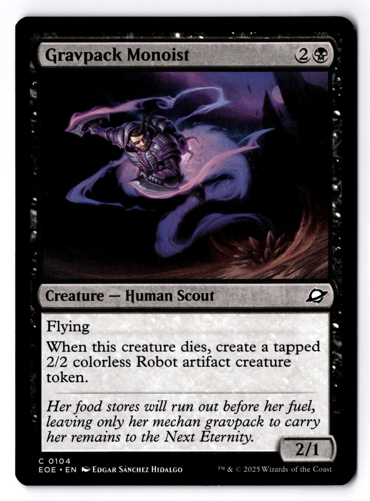 Gravpack Monoist 104 Common Edge of Eternities Magic: The Gathering LP