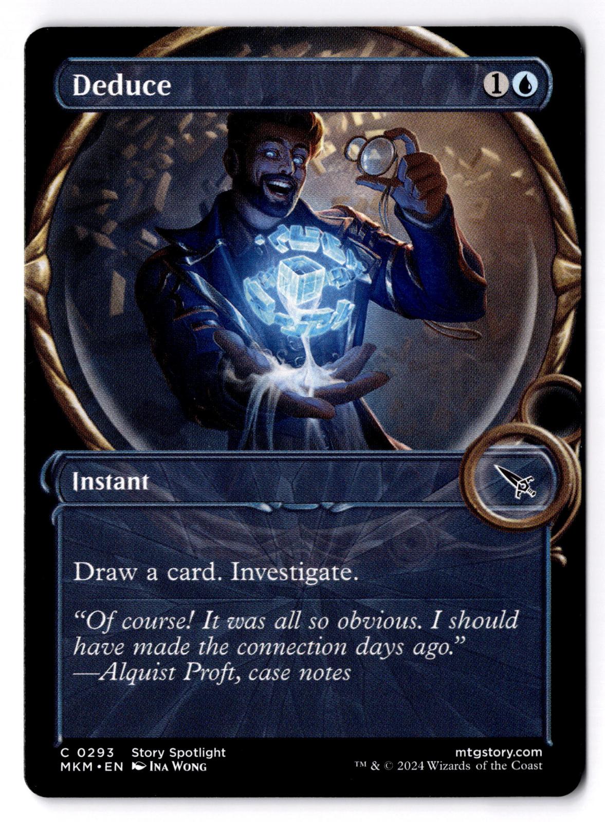 Deduce (Showcase) 293 Common Murders at Karlov Manor Magic: The Gathering LP
