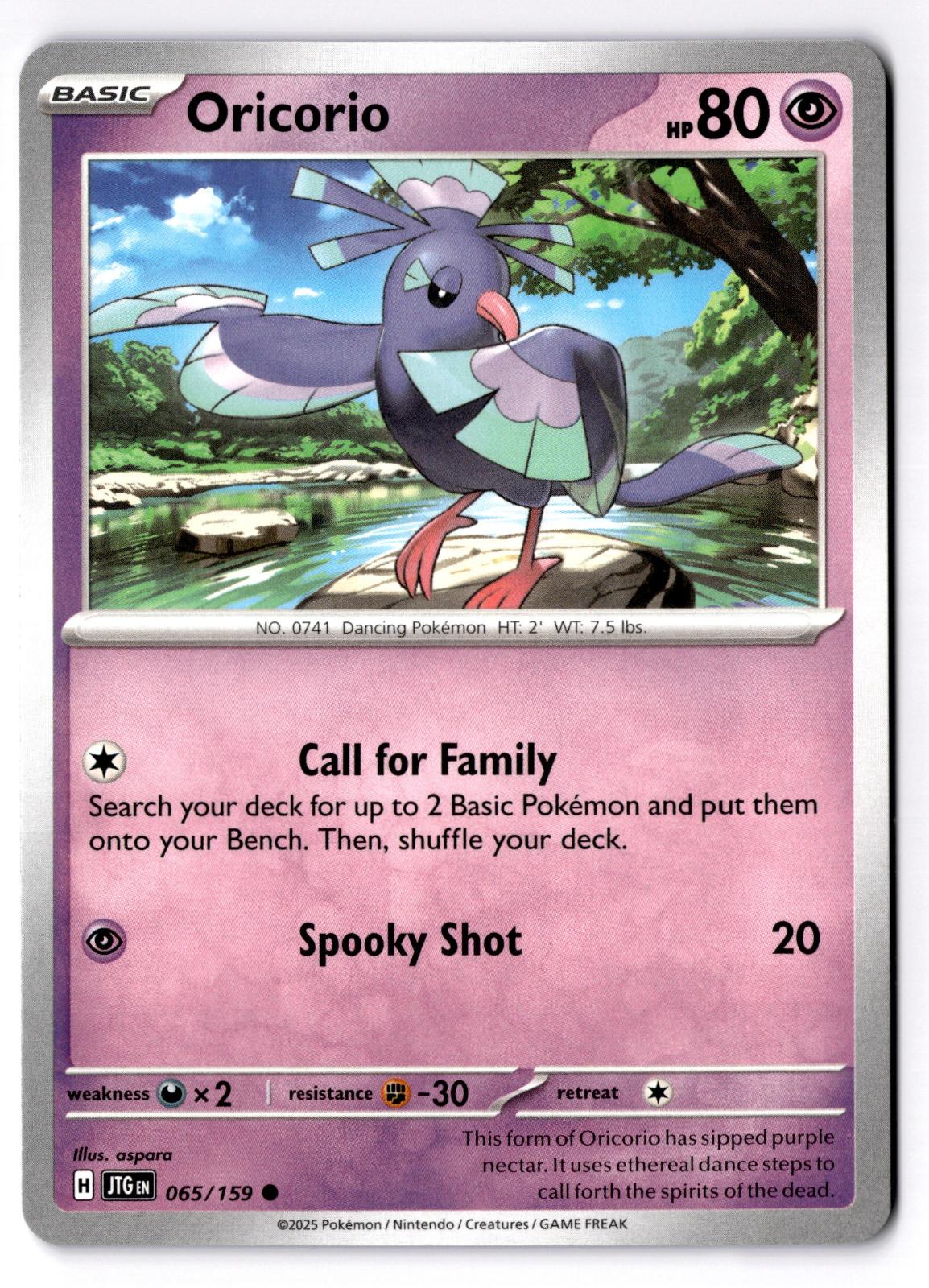 Oricorio 065/159 Common Journey Together Pokemon Near Mint