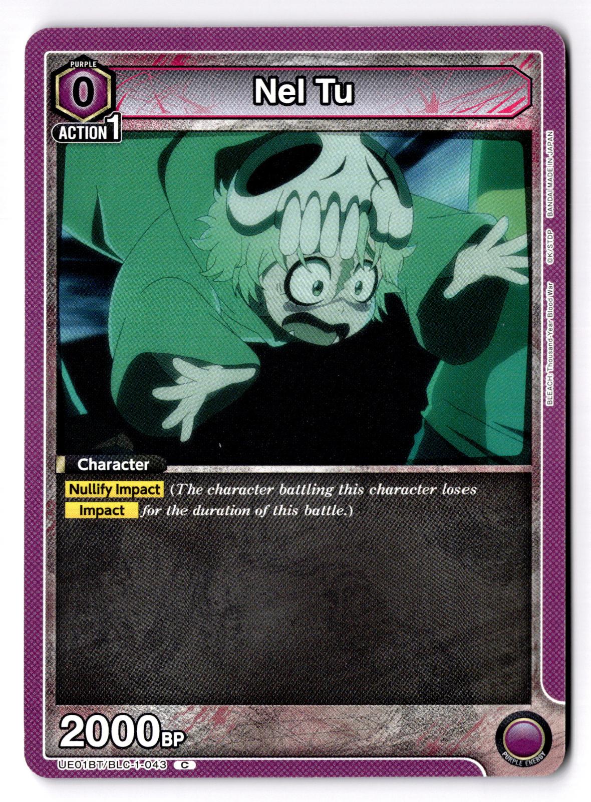 Nel Tu UE01BT/BLC-1-043 C UE01BT: BLEACH: Thousand-Year Blood War Union Arena NM