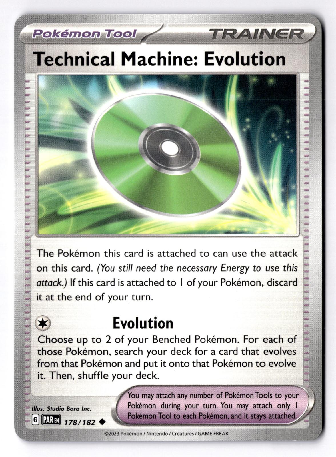 Technical Machine: Evolution 178/182 Uncommon Paradox Rift Pokemon Near Mint