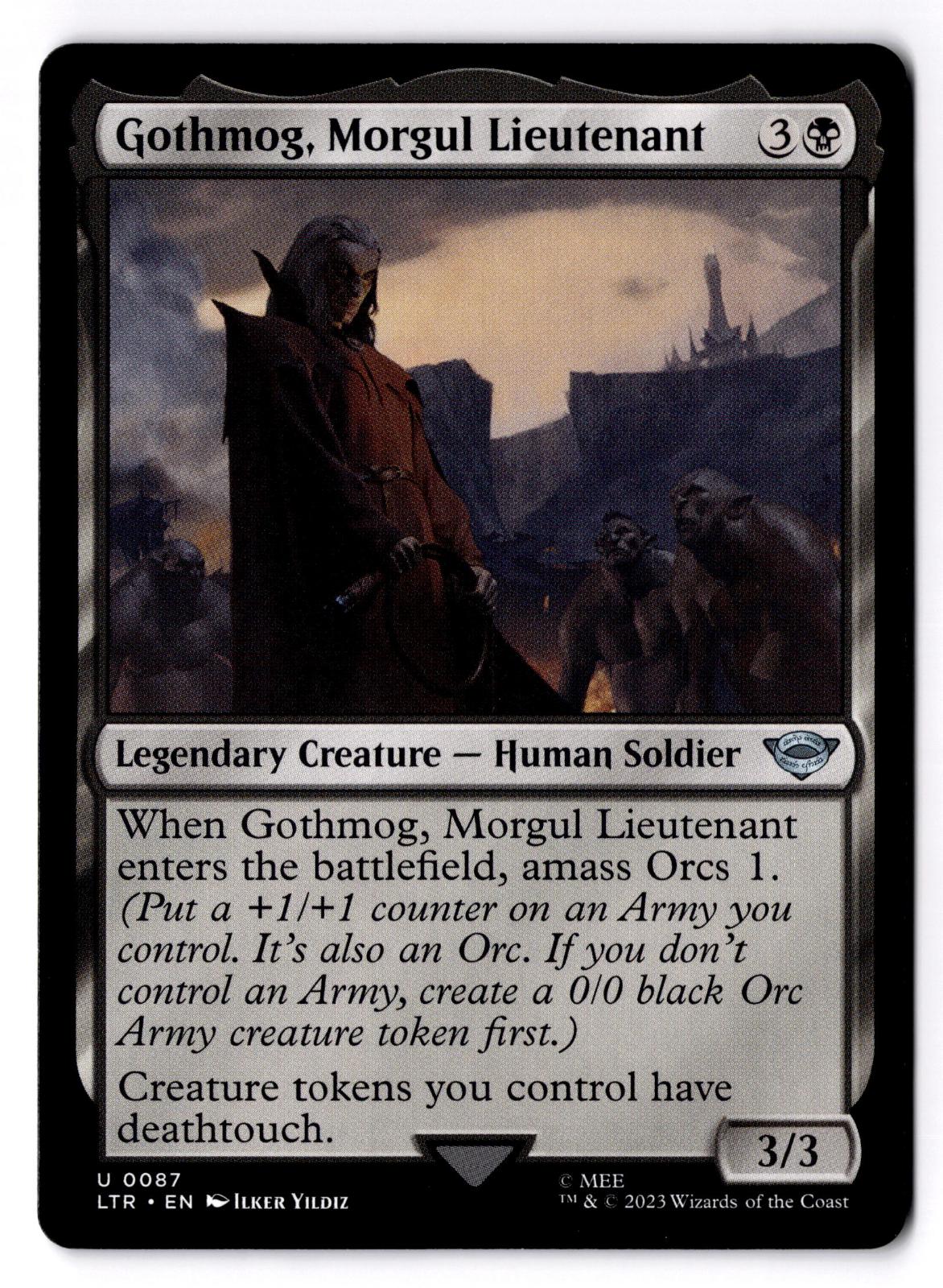 Gothmog, Morgul Lieutenant 87 Magic: The Gathering LP