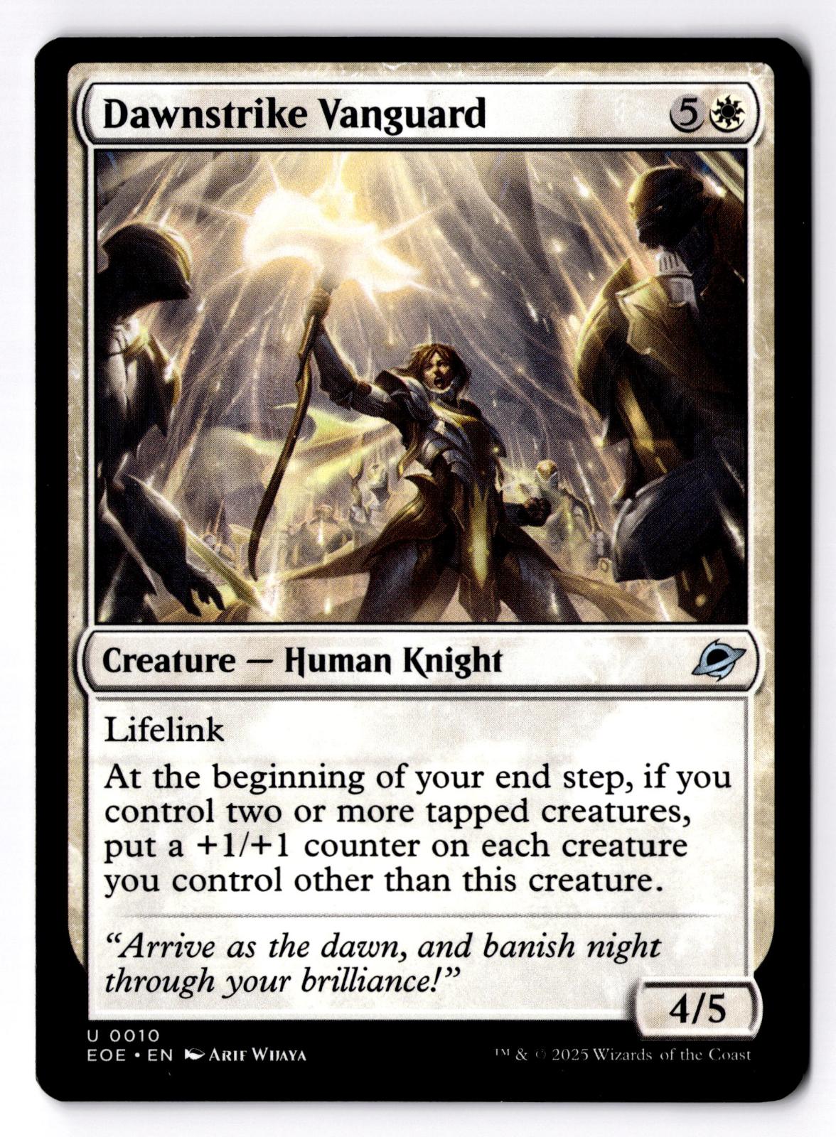 Dawnstrike Vanguard 10 Uncommon Edge of Eternities Magic: The Gathering LP