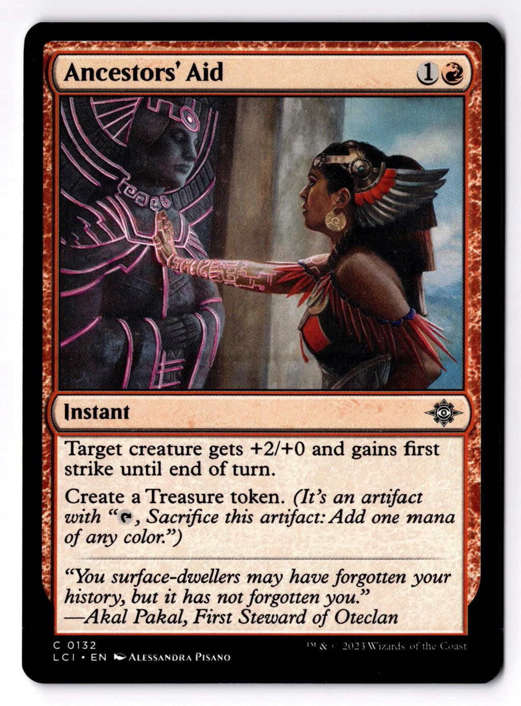 Ancestors' Aid 132 Common The Lost Caverns of Ixalan Magic: The Gathering LP