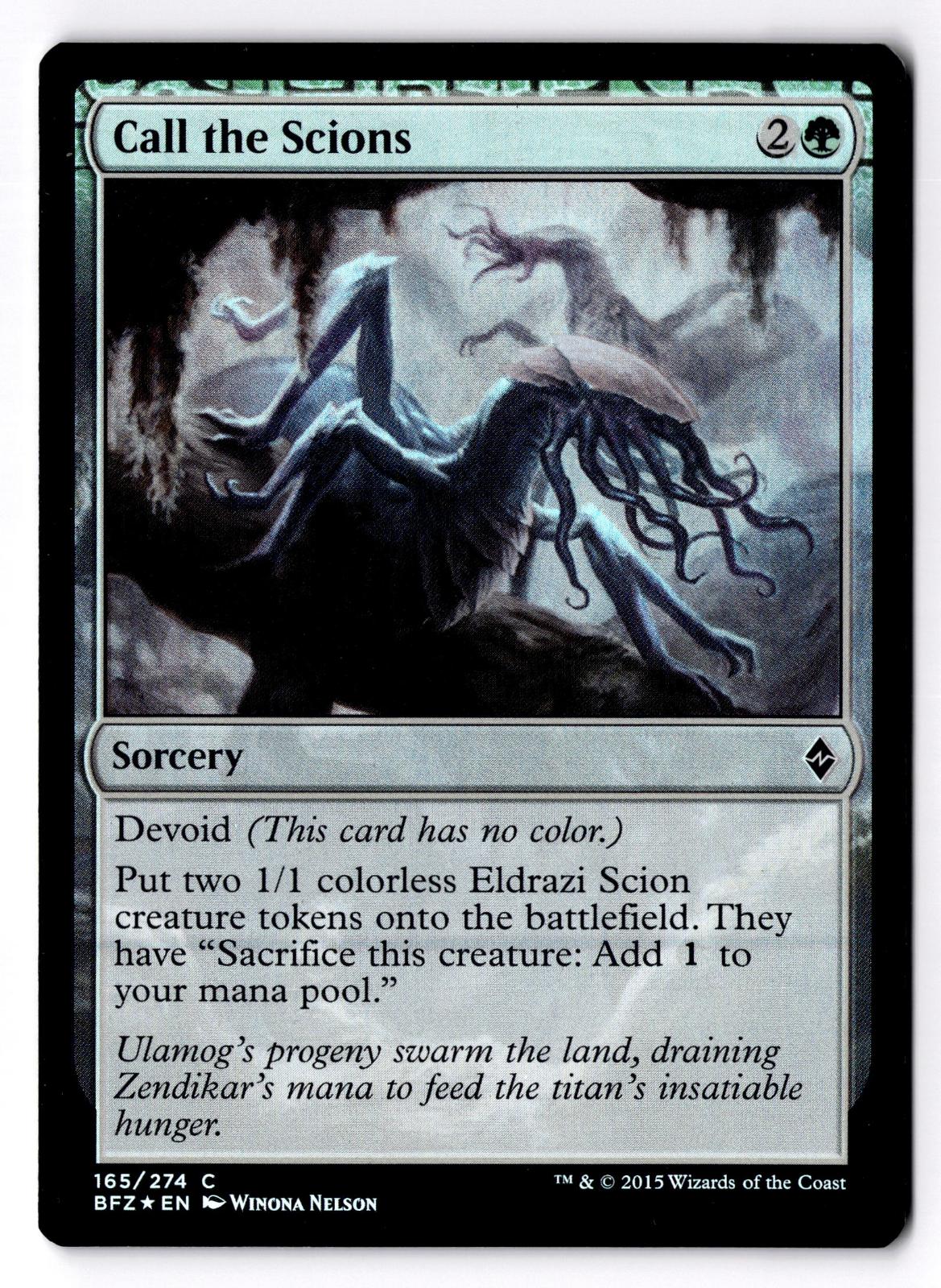 Call the Scions 165 Common Battle for Zendikar Magic: The Gathering Foil LP