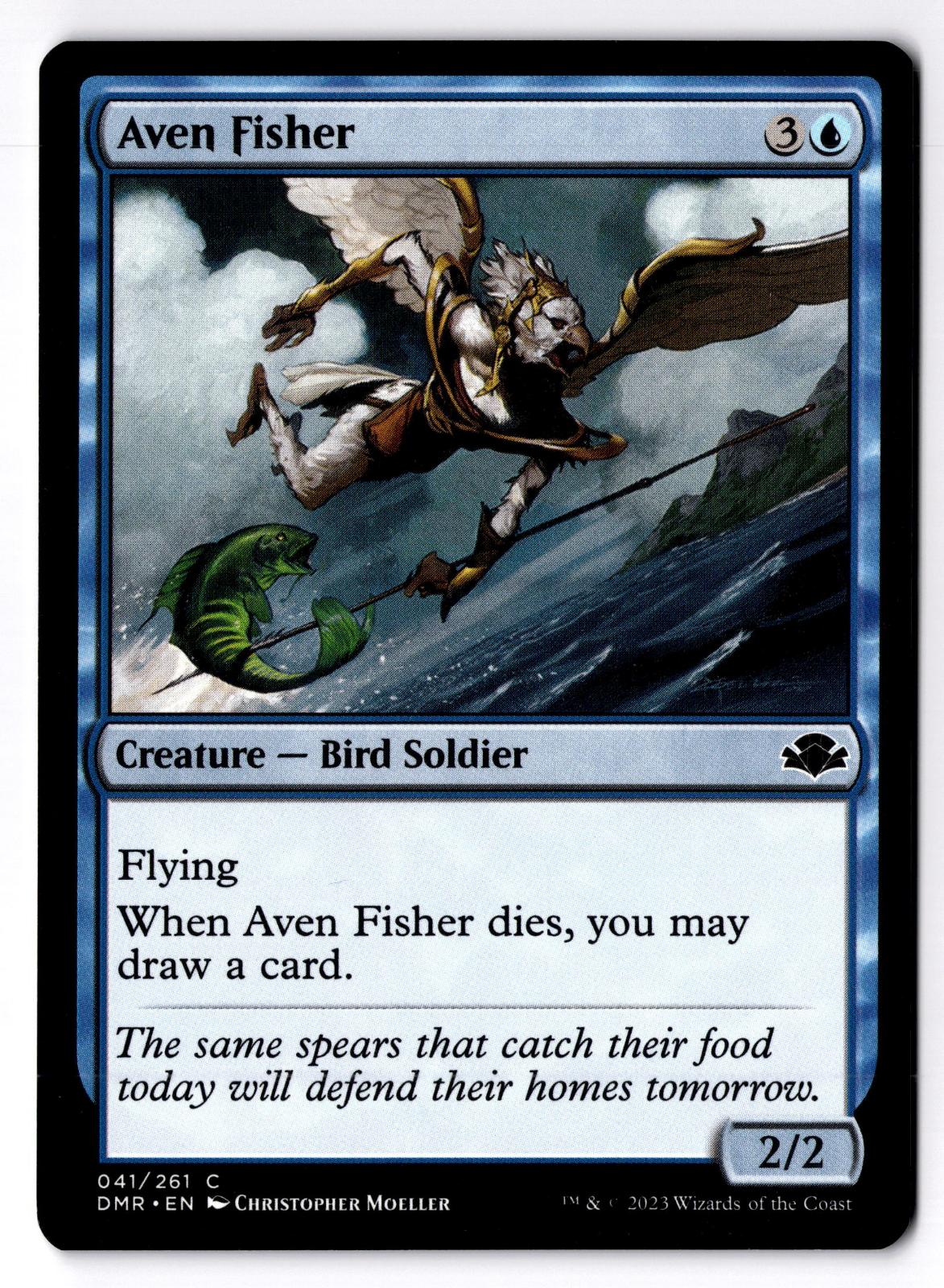Aven Fisher 41 Common Dominaria Remastered Magic: The Gathering Lightly Played